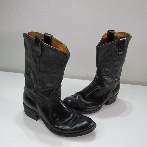 AVONITE Hypalon Other - AVONITE Hypalon Oil Resistant Leather Men’s Cowboy Work Boots Black 9.5 EE USA